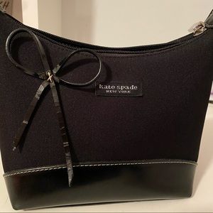vintage black kate spade shoulder bag